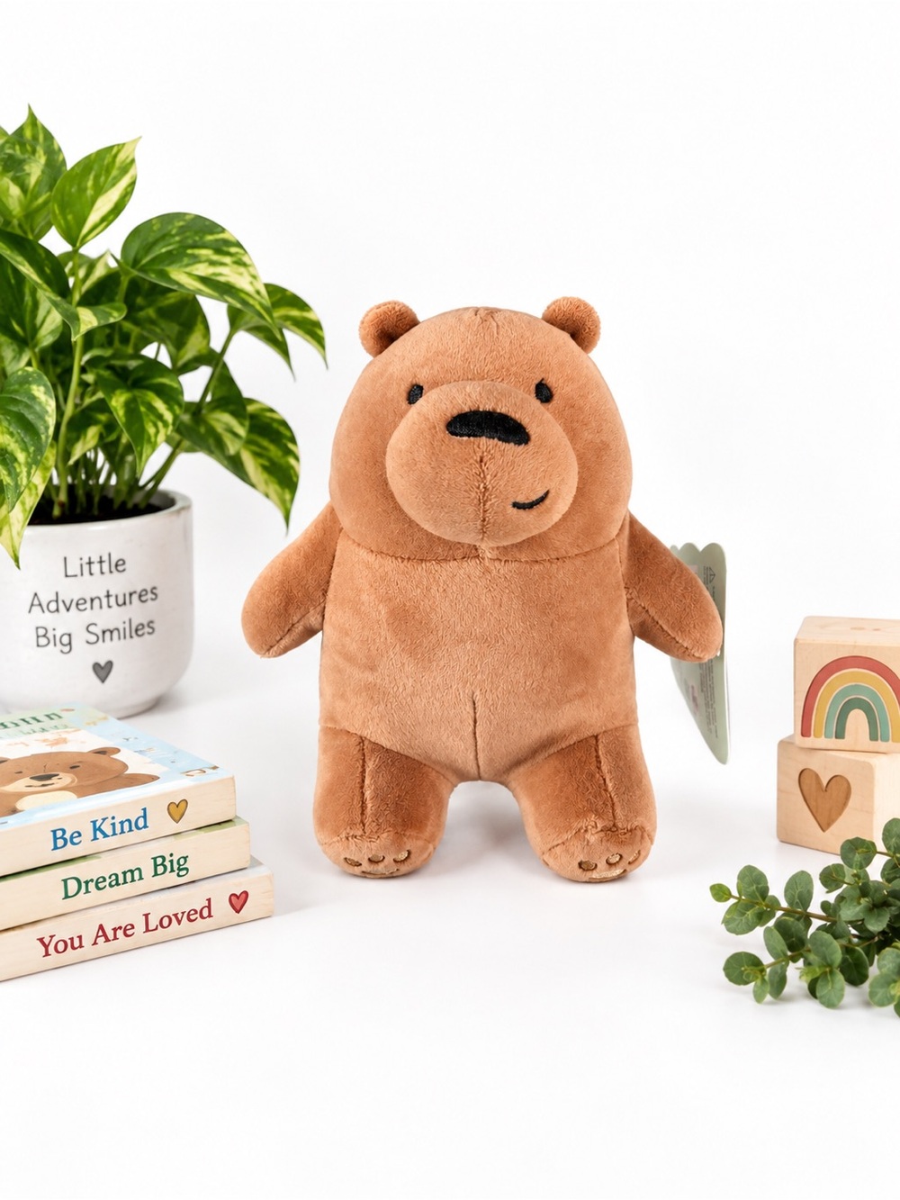 CARTOON NETWORK - ‘We Bare Bears’ Plush Brown Bear Soft Stuffed Animal